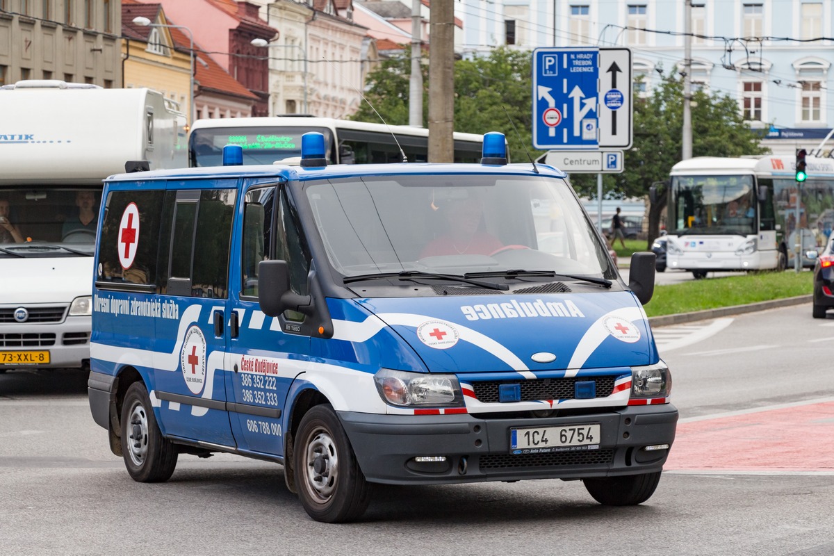 АСМП на базе Ford Transit #1C4 6754. Чехия, Ческе-Будеёвице