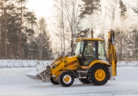 Экскаватор-погрузчик JCB #5425 ТК 70 . Томск, улица Обручева