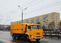 Аварийная водоканала на шасси КамАЗ-65115 #Е 075 УН 777. Москва, Ленинградское шоссе 