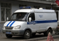 Автозак на базе фургона ГАЗ-2705 "Газель" #В 2675 72. Тюмень, Рижская улица
