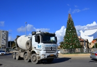 Бетономешалка на шасси Mercedes-Benz Arocs, #67-702-32. Израиль, Хайфа, Бульвар Бен Гурион 