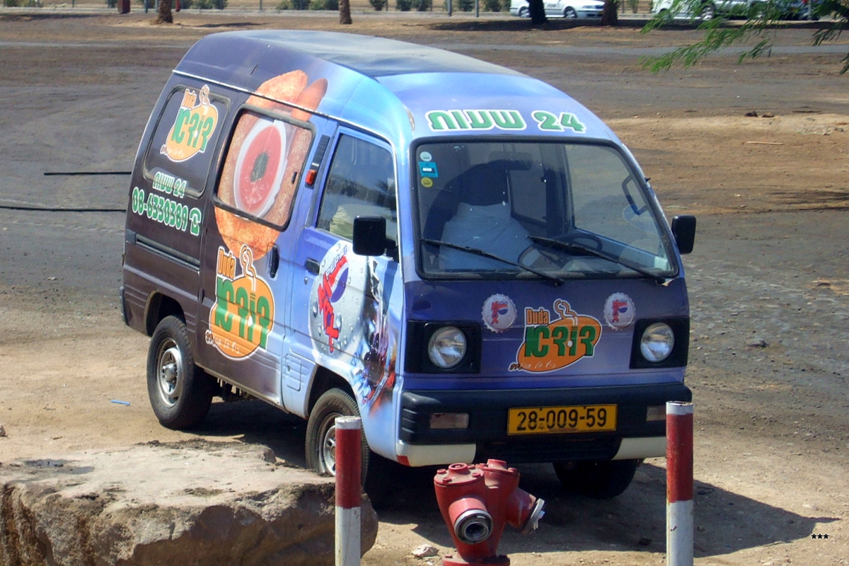 Минибус Subaru Sambar, #28-009-59. Израиль, Эйлат