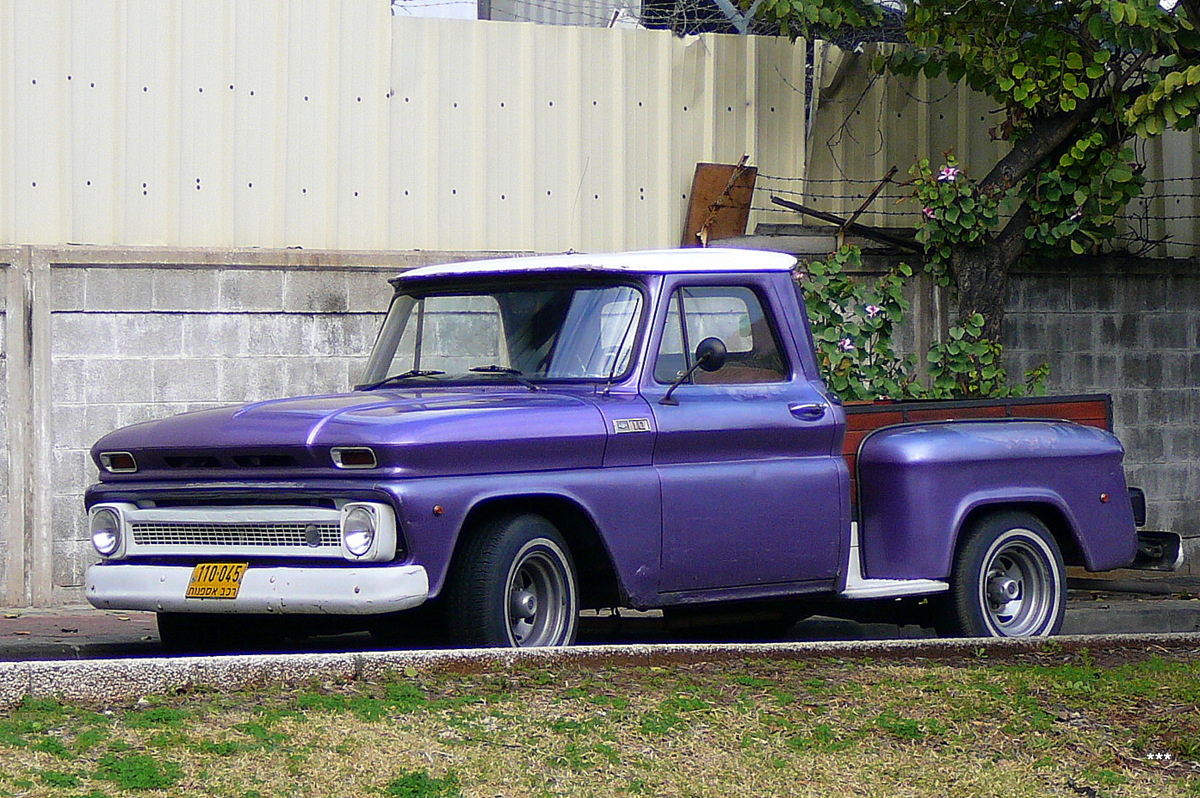 Пикап Chevrolet C10 Stepside Pickup, #110-045. Израиль, Тель Авив