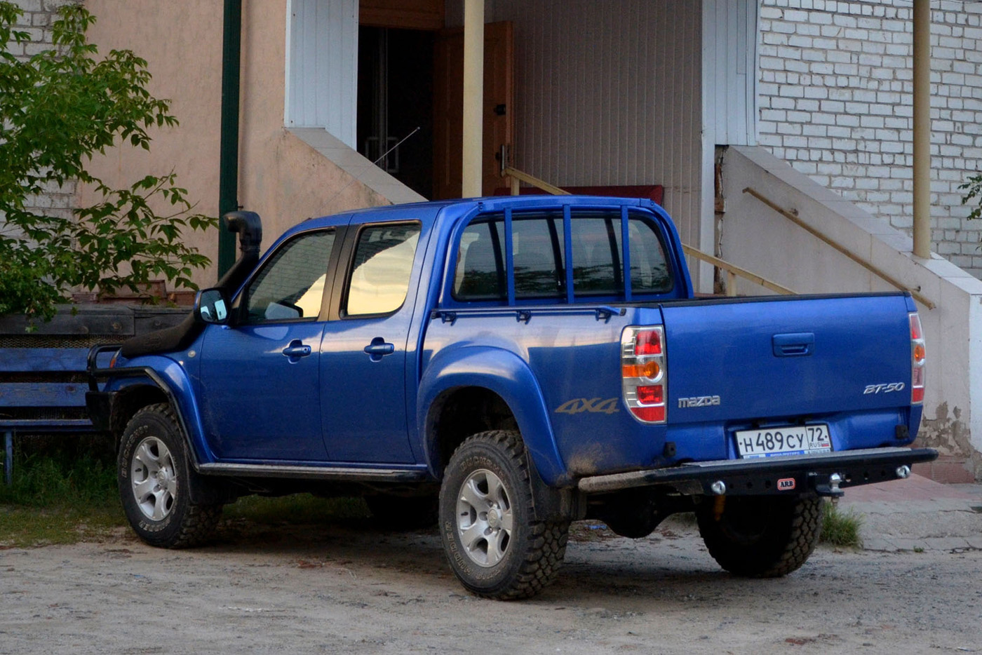 Пикап Mazda BT-50 #Н 489 СУ 72 . Свердловская область, Луговской, Школьная улица