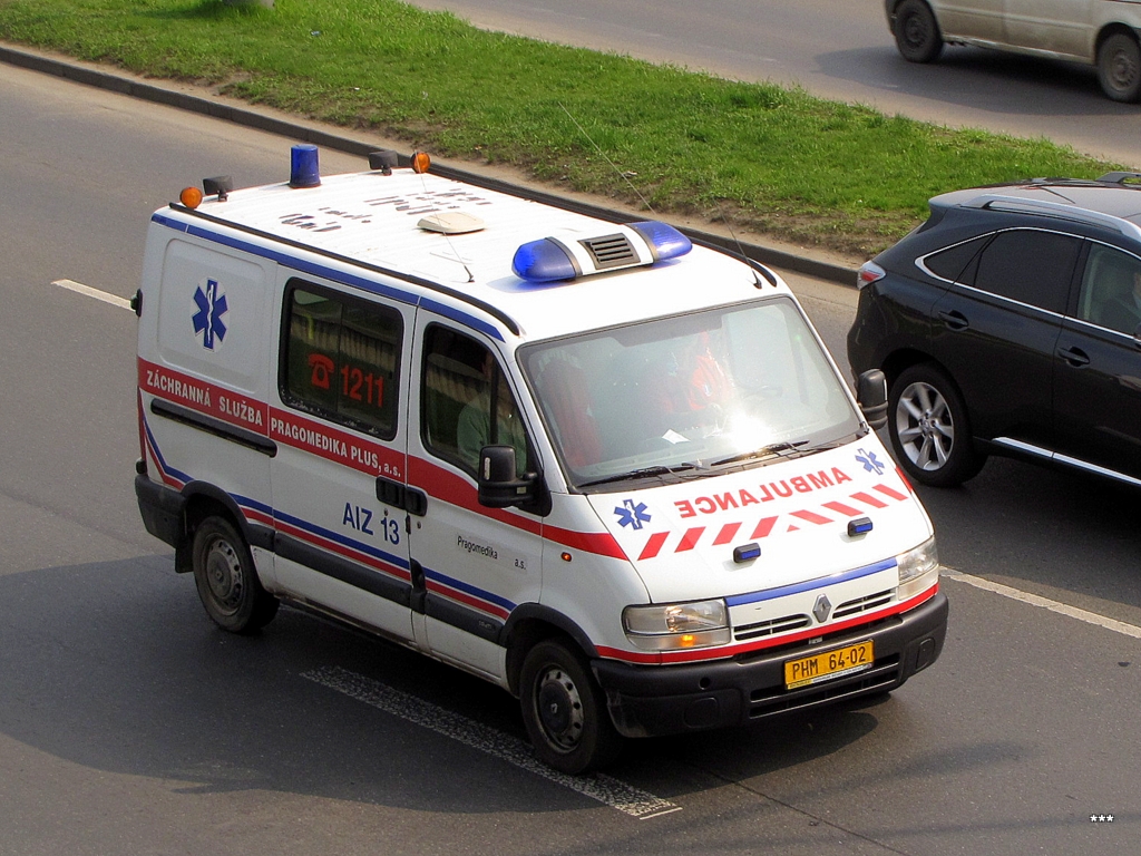 АСМП Renault Master, #PHM 64-02. Чехия, Прага