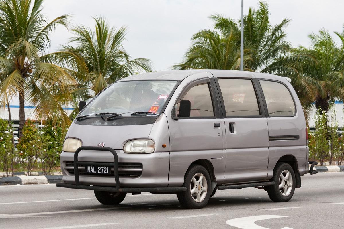 Микроавтобус Perodua Rusa #MAL 2721. Малайзия, Малакка