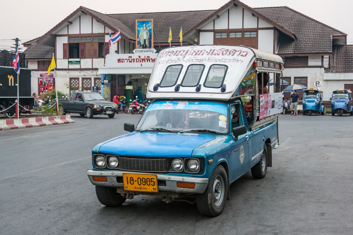 Пикап Isuzu Faster #10-0905, оборудованный для перевозки пассажиров. Таиланд, Питсанулок
