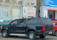 Пикап Toyota Hilux #Р 555 МН 55. Омская область, город Омск, улица 70 лет Октября