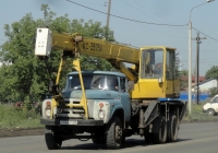Автокран КС-3575А на базе ЗиЛ-133ГЯ #О 544 ОТ 55. Омская область, город Омск, улица Волгоградская