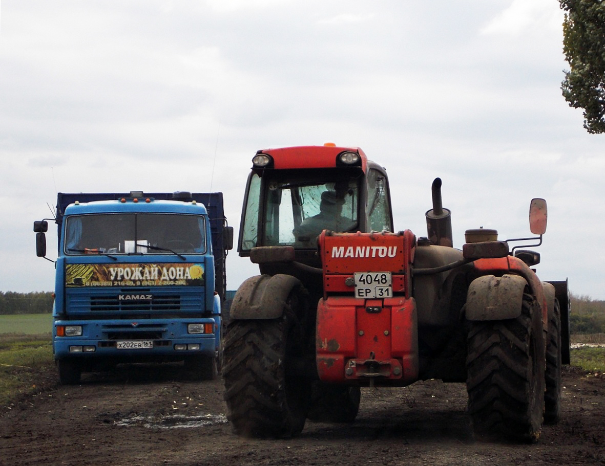 Телескопический погрузчик Manitou # 4048 ЕР 31. Белгородская область, Ровеньский район, с. Харьковское