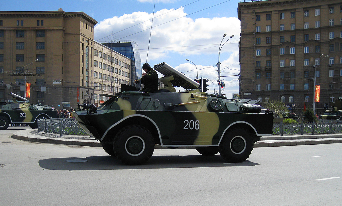 БРДМ-2. Новосибирск, Красный проспект