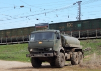 Цистерна на шасси КамАЗ-5350 # 1114 КВ 21. Воронежская область, п. Кантемировка