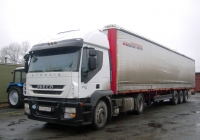 Седельный тягач IVECO Stralis #О 761 ВМ 58 с полуприцепом . Свердловская область, Луговской