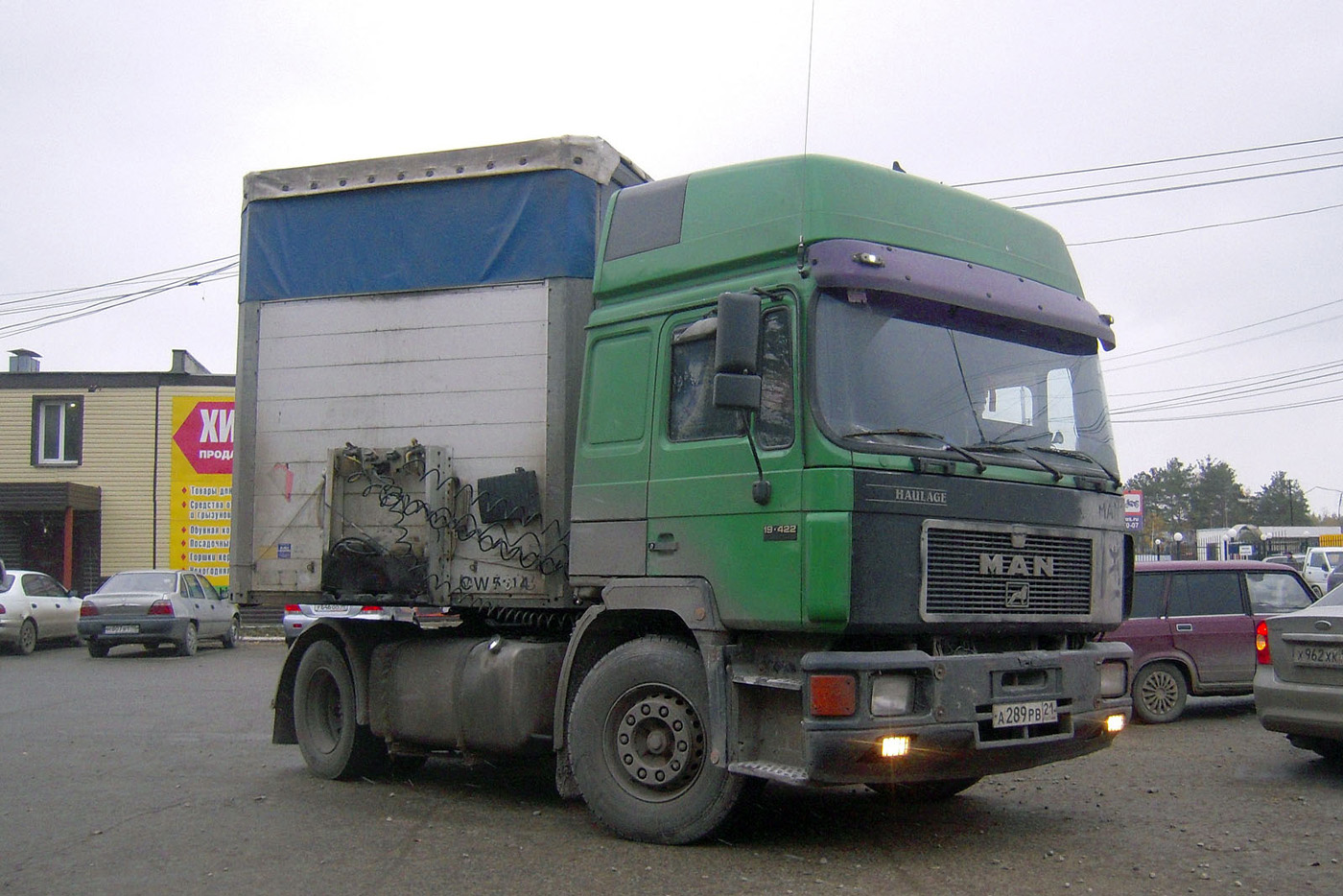 Седельный тягач MAN F90 #А 289 РВ 21 . Свердловская область, Берёзовский