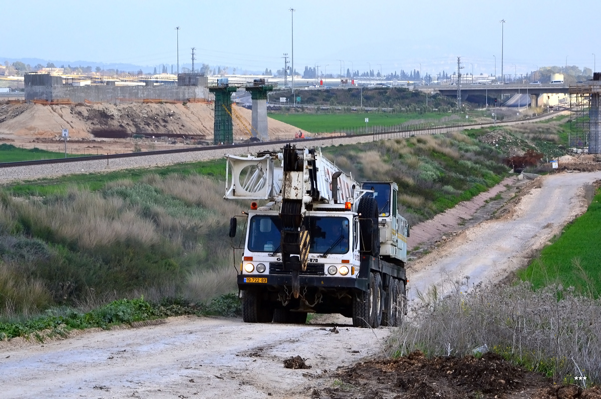 Автокран Grove TM 870. Израиль, Северный округ