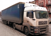 Седельный тягач MAN TGA 18.390 #М718ММ134. Самара, Волжский проспект