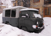 Автоклуб на шасси УАЗ-452Д #С870ВО63. Самара, Красноглинский р-н, ул. 8 марта