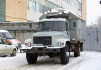 ГАЗ-3308 с кузовом типа КУНГ #Е 127 МО 63. Тольятти, улица Голосова