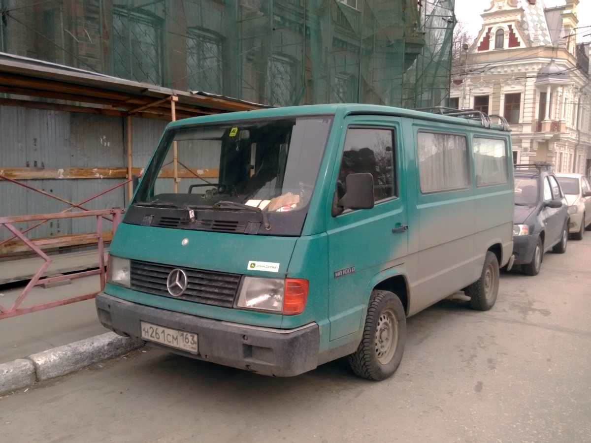 Микроавтобус Mersedes-Benz MB100D #Н261СМ163. Самара, улица Пионерская