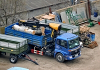 Грузовик  Foton Auman с КМУ #АХ 0429 EI. Харьковская область, г. Харьков,  улица Владислава Зубенко
