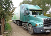 Седельный тягач Freightliner  #Х 756 КР 60 . Псковская область, Порховский район, д. Нестрино