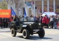 Военный автомобиль ГАЗ-67Б #М 877 КР 45. Курган, улица Ленина