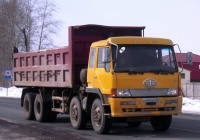 Самосвал FAW J4 #М 444 ЕН 96 . Свердловская область, 265 км ФАД 1Р-351 "Екатеринбург-Тюмень", Тугулым