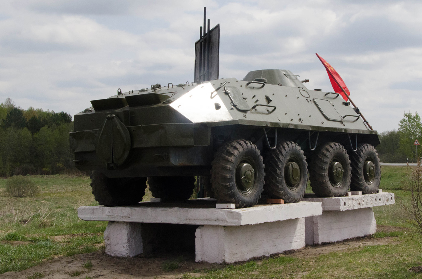 Бронетранспортёр БТР-60ПБ. Свердловская область, Тугулымский район, Мальцево