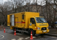 Аварийная водоканала на шасси Hyundai #М 481 ЕА 777. Москва, бульвар Матроса Железняка 