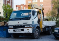 Бортовой автомобиль с КМУ Mitsubishi Fuso Fighter #Р 997 ОХ 72 . Тюмень, Червишевский тракт