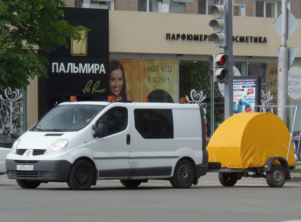 Renault Trafic 2.0 DCI 90 #C 383 HC 55.  Курган, улица Ленина