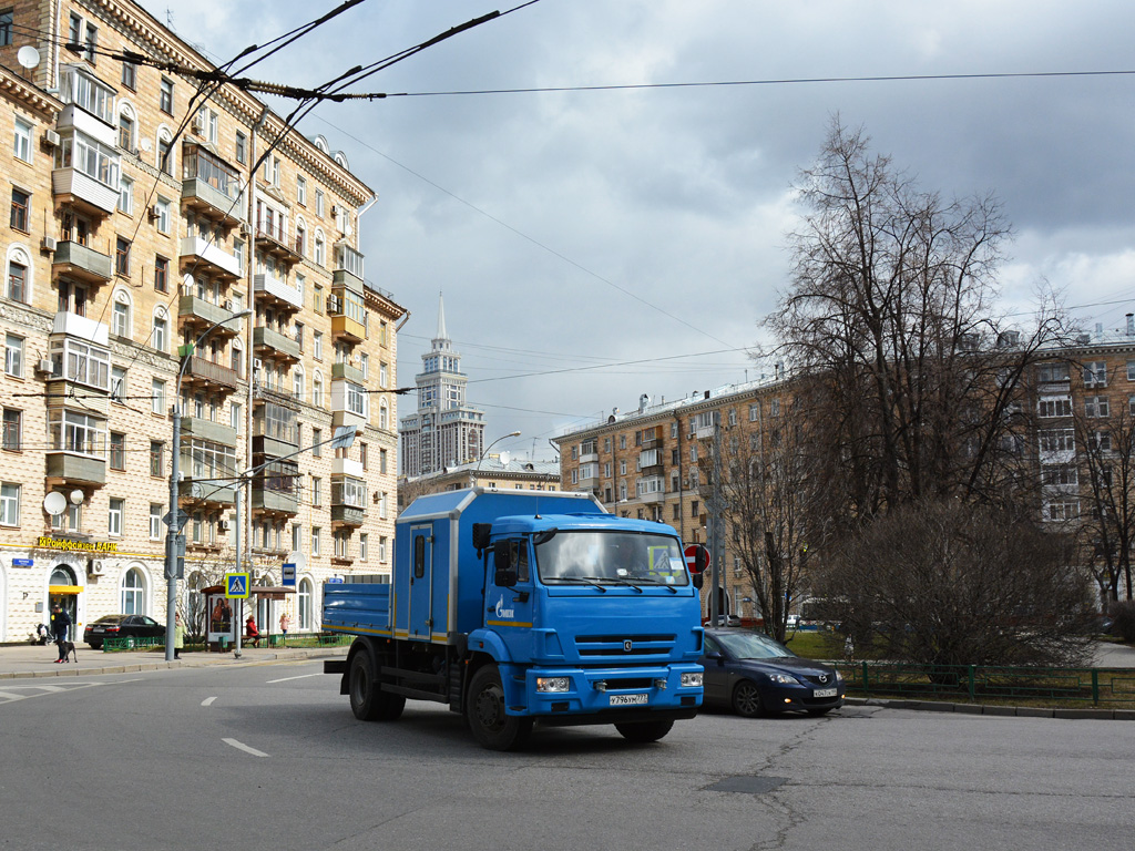 Аварийная 5328M2 на шасси КамАЗ-43253 #У 796 УМ 777. Москва, Песчаная площадь
