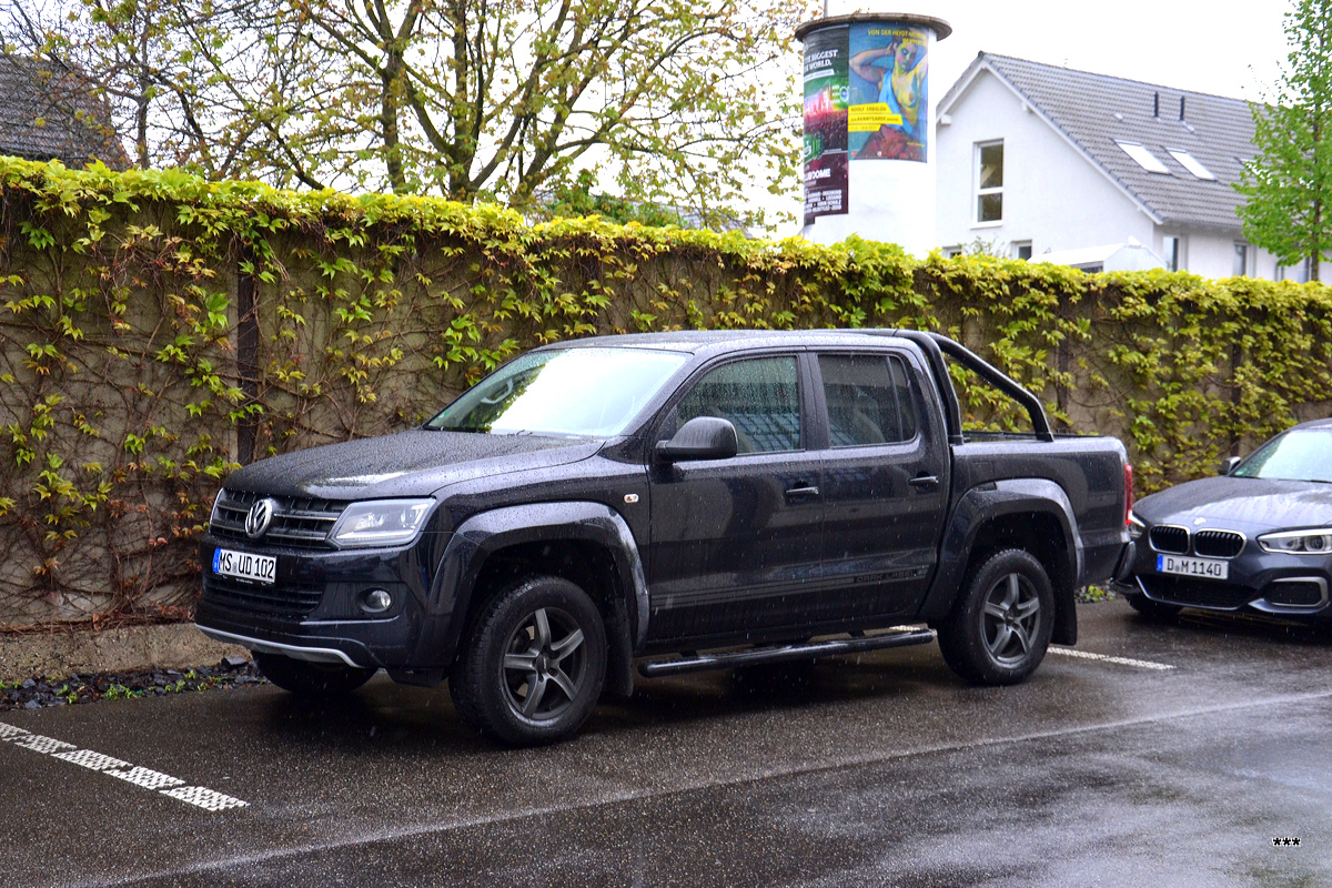 Пикап Volkswagen Amarok, #MS-UD 102. Германия, Северный-Рейн-Вестфалия, Дюссельдорф