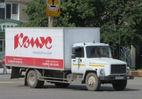 Фургон модели 473204 на шасси ГАЗ-3309 #В 553 КУ 45.  Курган, улица Куйбышева 