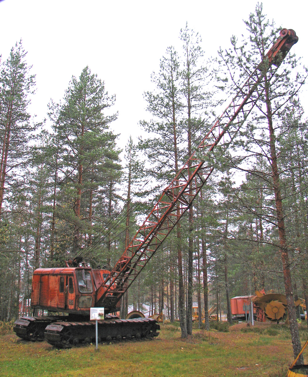 Экскаватор ТЭ-3М. Финляндия, Айтонева