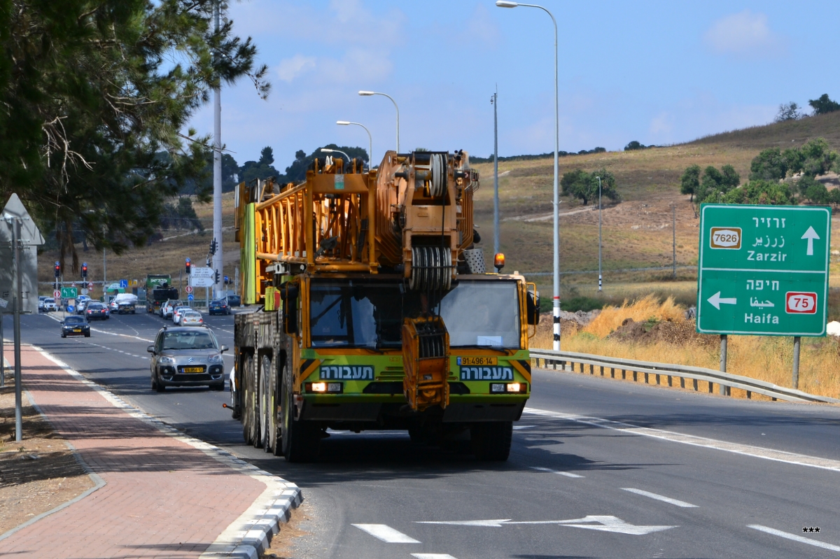 Автокран TEREX-DEMAG AC-200. Израиль, Северный округ