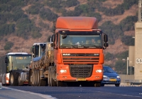 Седельный тягач DAF FTT XF105, #54-826-68. Израиль, перекресток Ягур