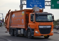 Мусоровоз DAF CF Euro6, #70-008-33. Израиль, Гуш-Дан, Холон