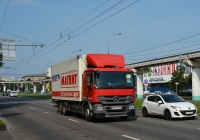 Фургон Mercedes-Benz Actros #О 539 АК 37. Москва, улица Академика Королёва
