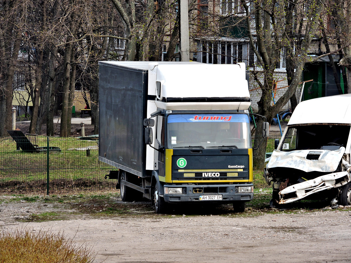 Изотермический фургон Iveco EuroCargo #АН 3027 ЕН. Харьковская область, г. Харьков, проспект Тракторостроителей