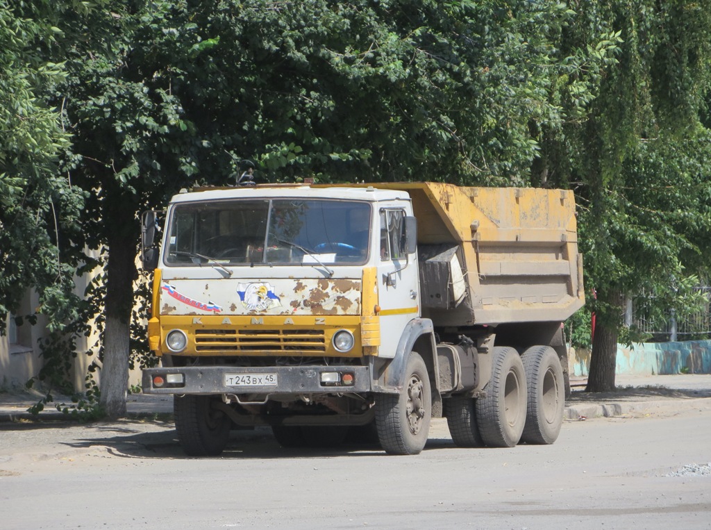 Самосвал КамАЗ-55111 #T 243 BX 45.  Курган, улица Куйбышева 