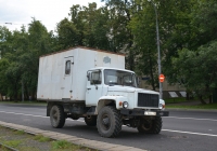 Фургон на шасси ГАЗ-33081 "Садко" #С 166 ВС 62. Москва, улица Зои и Александра Космодемьянских 
