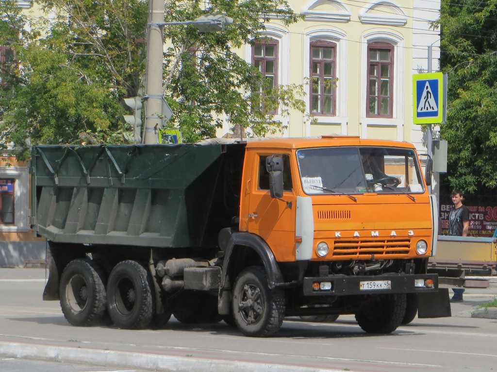 Самосвал КамАЗ-5511 #Т 159 КК 45. Курган, улица Савельева