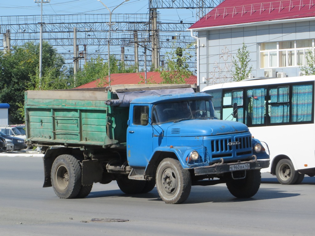 Самосвал ЗиЛ-ММЗ-554М #Е 960 ВА 45. Курган, Станционная улица