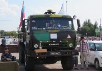 Грузовик КамАЗ-43114 #4980 АЕ 76.  Курган, Троицкая площадь 