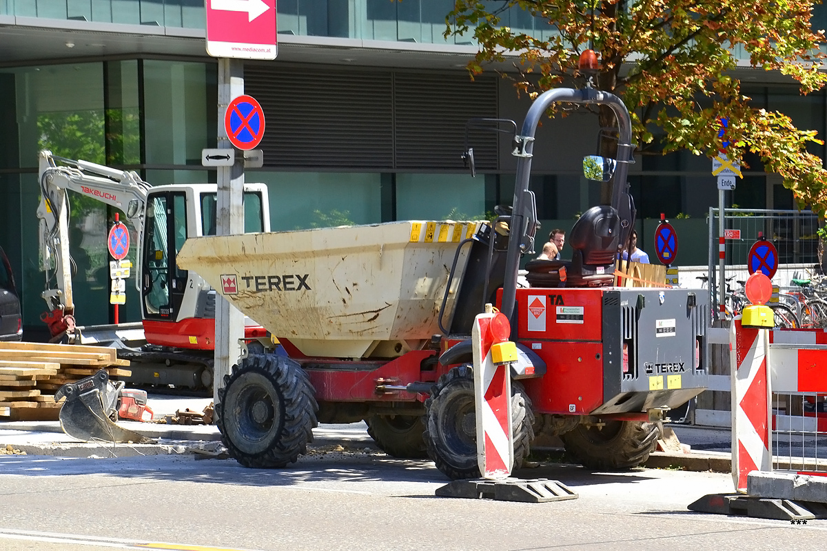 Думпер Terex TA. Австрия, Вена