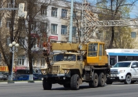 Автокран КС-3574 "Ивановец" на шасси Урал-5557 # В 561 КО 31. г. Белгород, проспект Богдана Хмельницкого / Студенческая улица