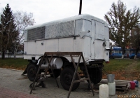 Будка Jelcz-574 на шасси прицепа. Алтайский край, Барнаул, площадь Победы