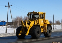 Погрузчик К-702М #4823 ЕЕ 22. Алтайский край, трасса М-52 "Чуйский тракт", Первомайский район