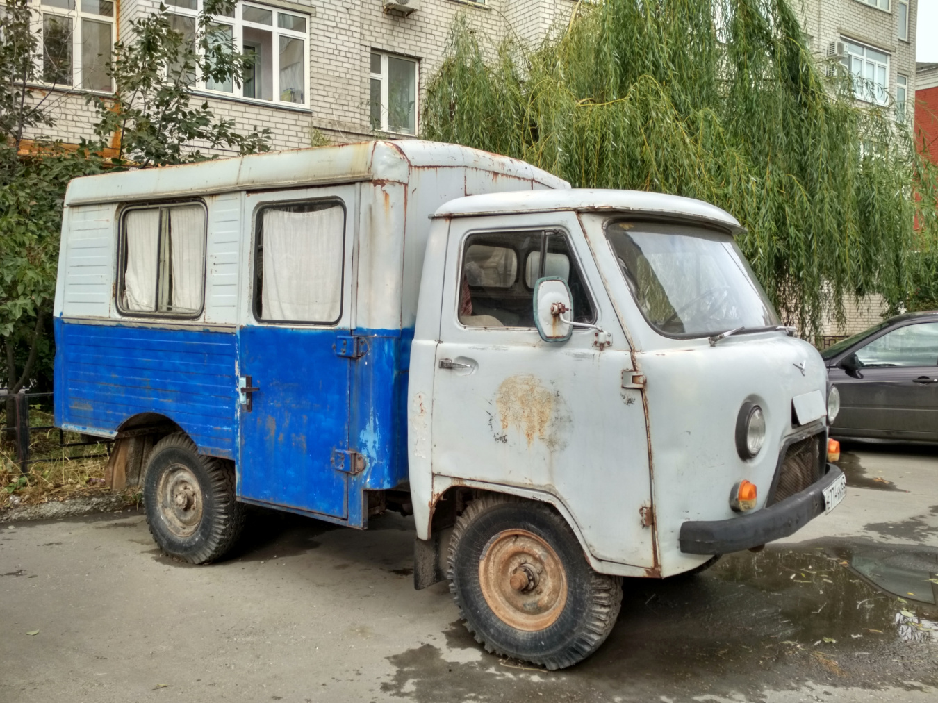 Вахтовый автобус ТС-17144 на шасси УАЗ-3303. г. Самара, ул. Садовая